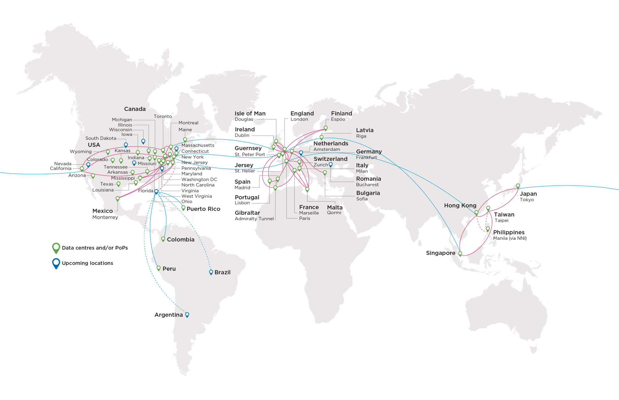 Global Network Map